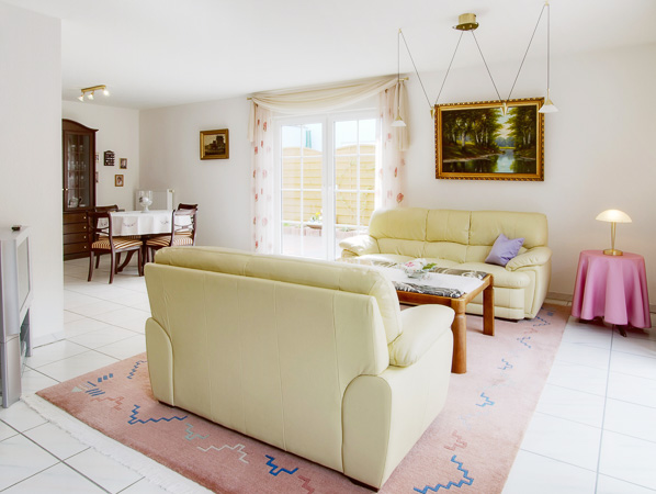 Beispiel Immobilienfotografie Wohnzimmer 1